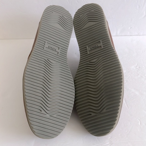 TOMS Mens Peanut Brown Leather PRESTON Dress Business Casual Shoes Size 13 M NIB main image 5